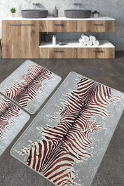 Mijölnir Juego de alfombrillas de baño de 3 piezas Multicolor
